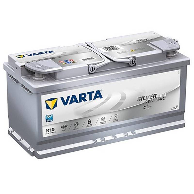 Batería VARTA A4 Silver Dynamic AGM 105Ah 12V para Vehículos Start&Stop