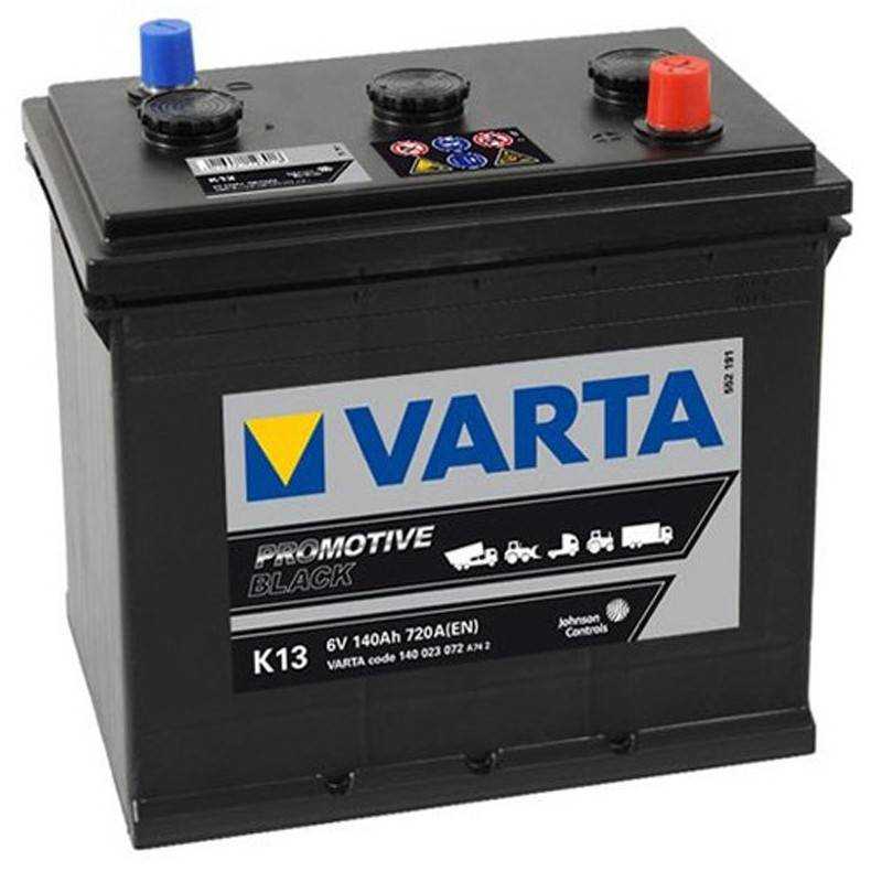Batería VARTA K13 Promotive Black 140Ah 6V | Coches Clásicos