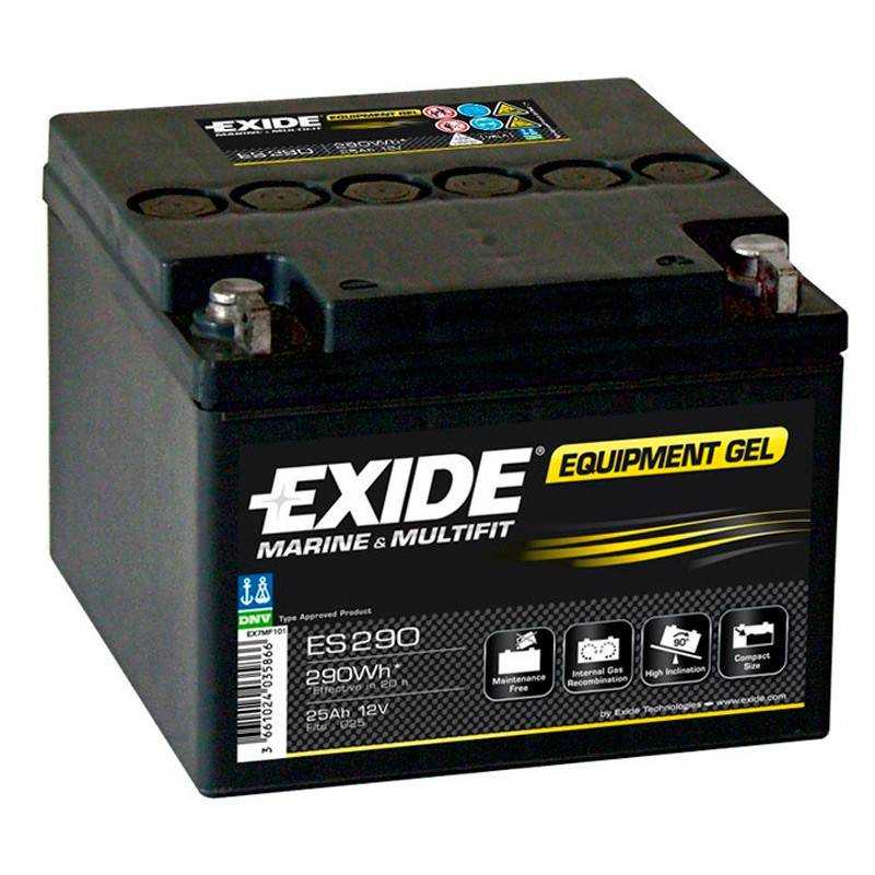 Batería Exide GEL ES290 12V 25Ah | Los más Baratos