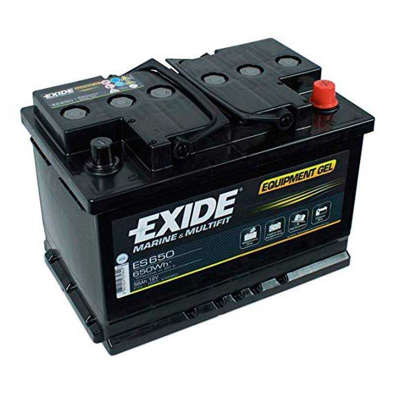 Batería Exide GEL ES650 12V 56Ah | Los más Baratos