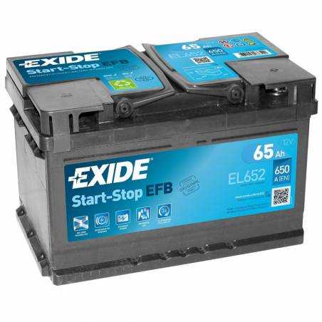 Bateria Exide 12V 65Ah EL652 EFB