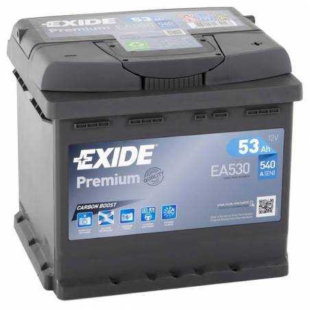 Batería Exide 12V 53Ah EA530