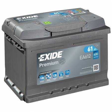 Batería Exide 12V 61Ah EA612