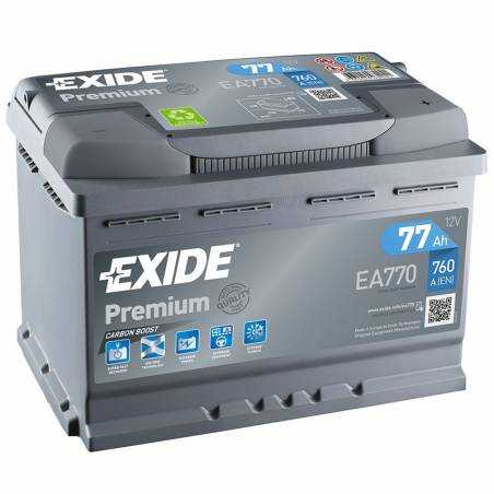 Batería Exide 12V 77Ah EA770