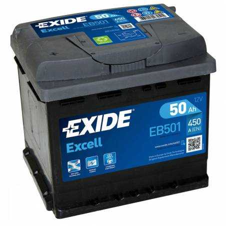 Batería Exide 12V 50Ah EB501