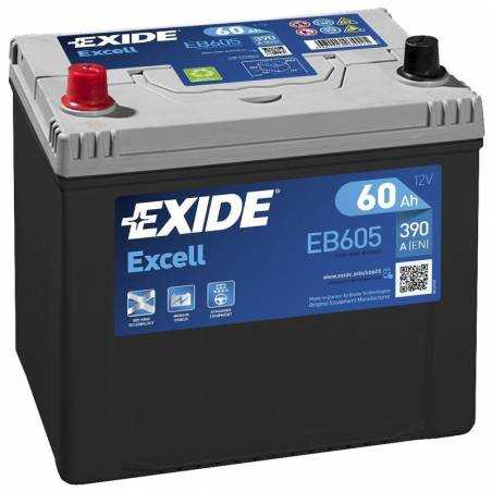 Batería Exide 12V 60Ah EB605