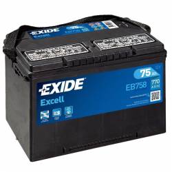 Batería Exide 12V 75Ah EB758