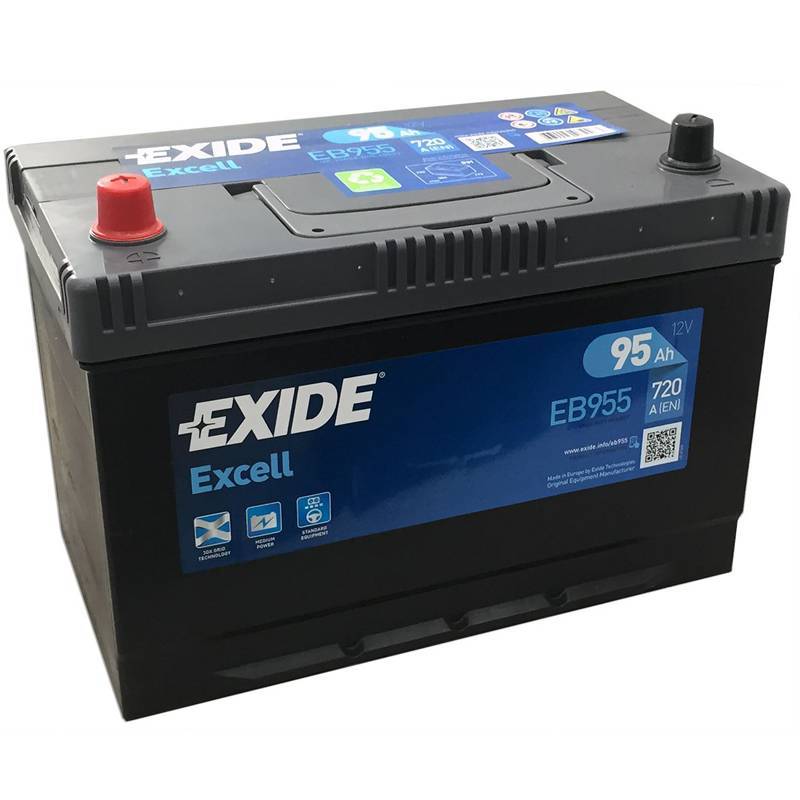 Batería Exide 12V 95Ah EB955