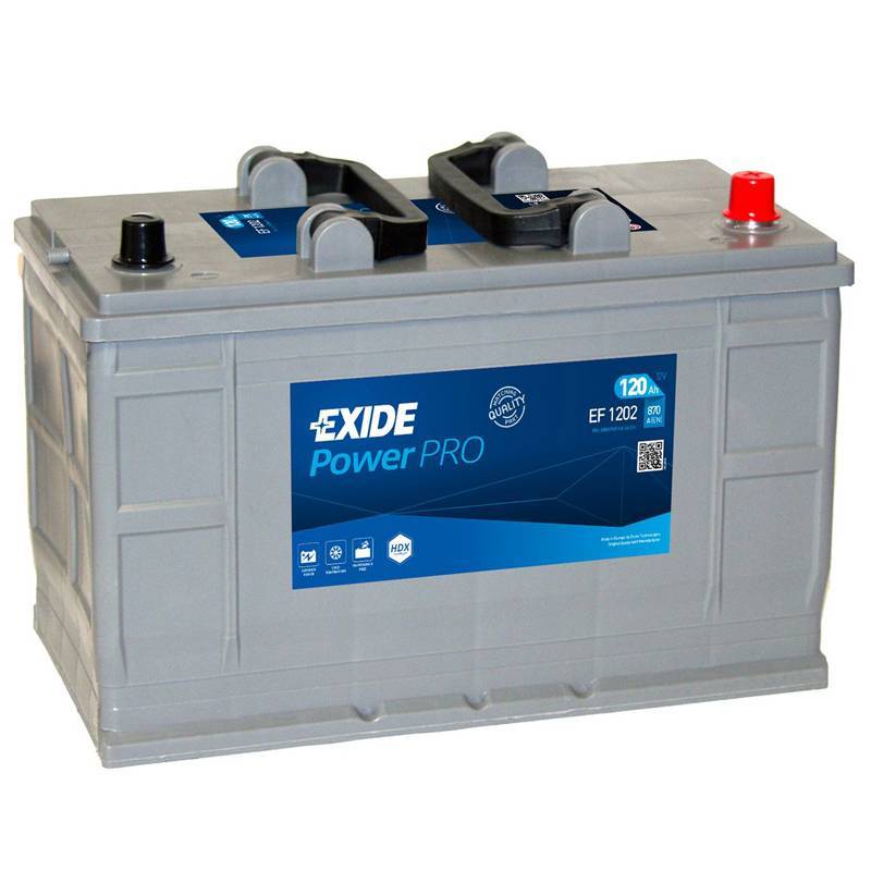 Batería Exide 12V 120Ah EF1202