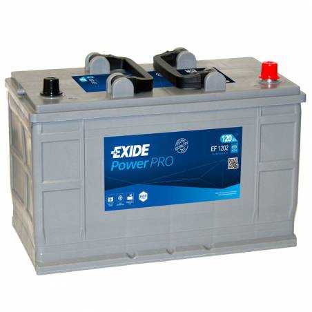 Batería Exide 12V 120Ah EF1202