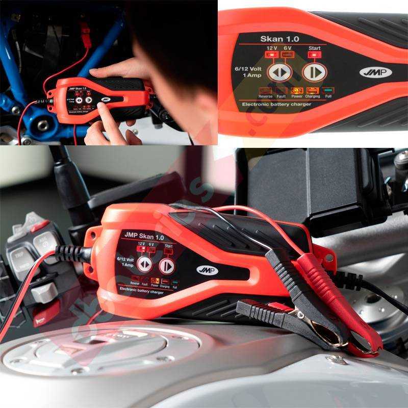 Cargador de baterías para motos zipero, ciclomotores, moto, scooter.