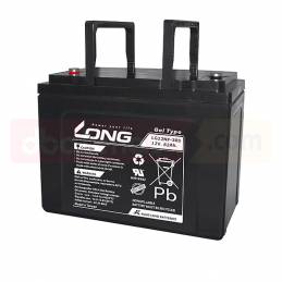 Batería GEL silla ruedas 12V. 62Ah. | LONG baterías de calidad