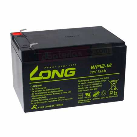 Batería 12v 12ah recargable