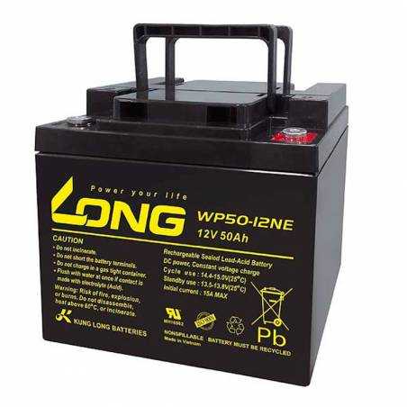 Batería LONG silla ruedas 12V. 50Ah.