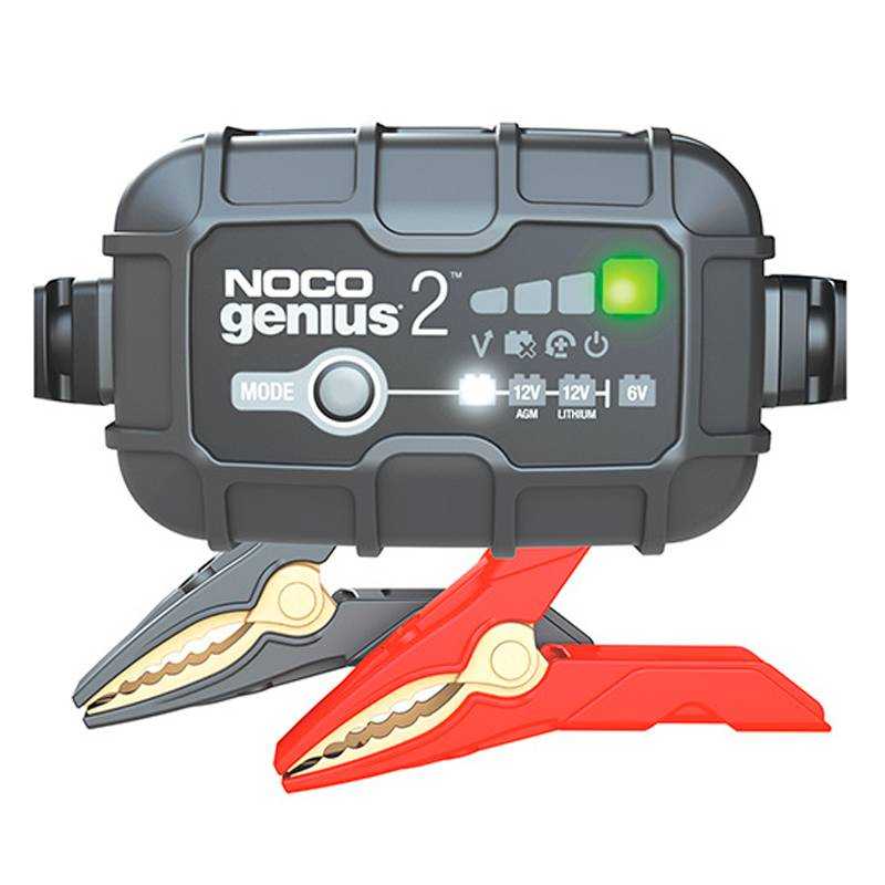 Noco Genius 2EU el mejor cargador de baterías para moto del mercado.