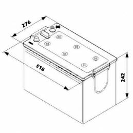Batería Varta C40 240Ah 12V 2