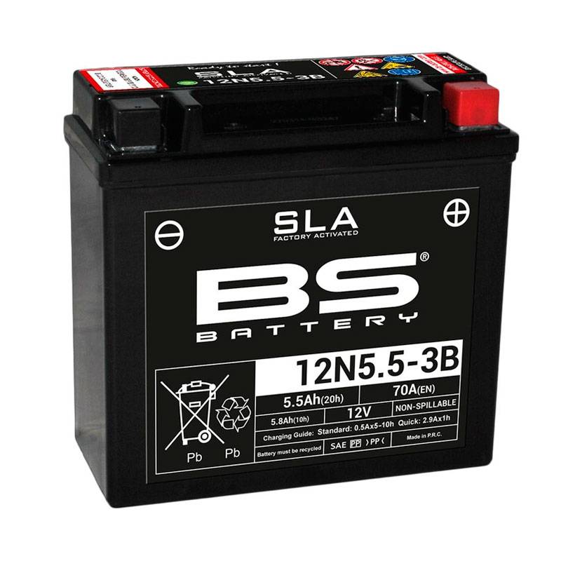 BS Battery 12N5.5-3B 12V 5,5Ah