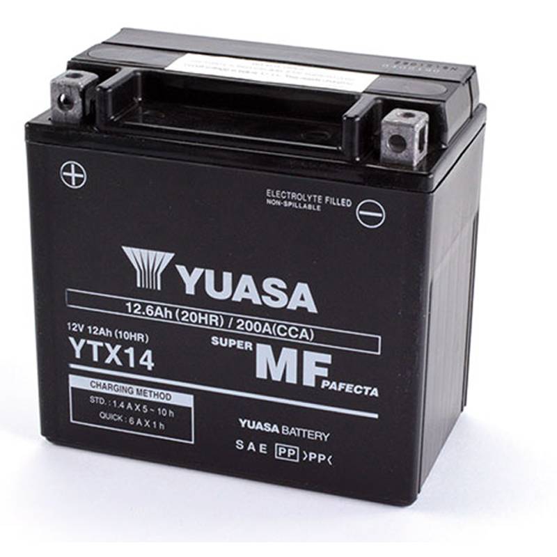 Batería Yuasa YTX14 12V 12Ah ••ᐅ【DBaterías.com】