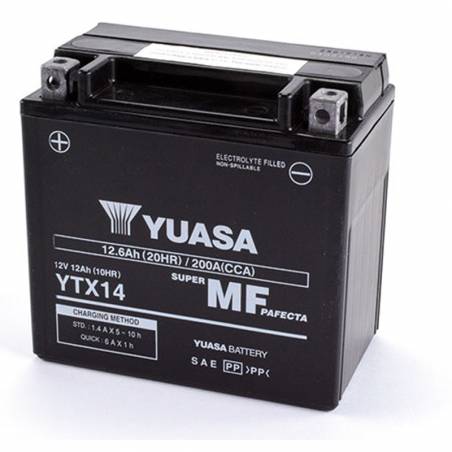 Batería Yuasa YTX14 12V 12Ah ••ᐅ【DBaterías.com】