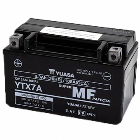 Batería Yuasa YTX7A 12v 6ah ••ᐅ【DBaterías.com】