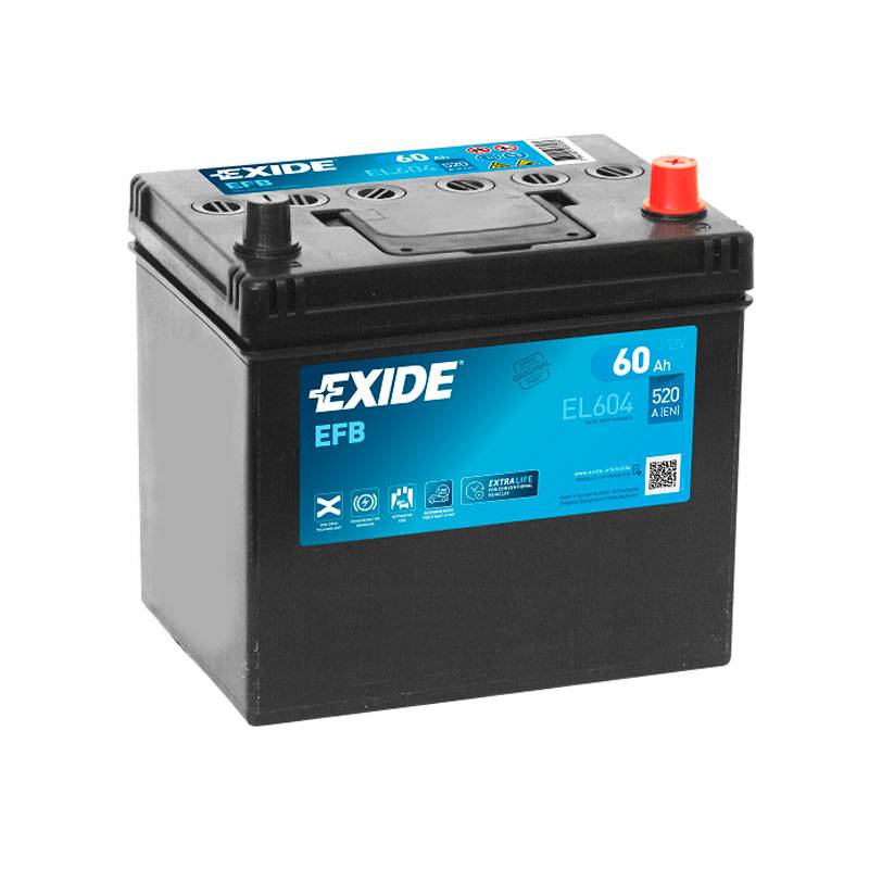 Batería EL604 exide EFB. los mejores precios en dbaterias.com