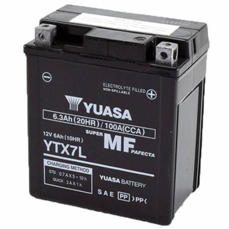 Batería Yuasa YTX7L 12v 6ah ••ᐅ【DBaterías.com】