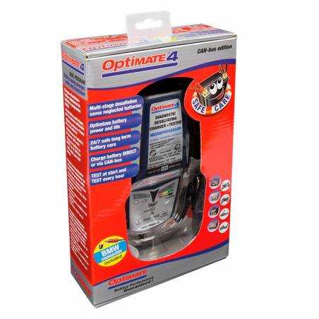 Cargador y mantenedor de baterías 12 voltios para su moto.