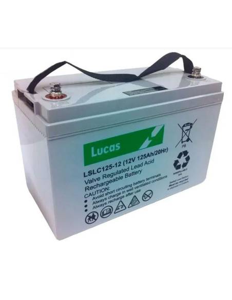 Batería AGM 12V 125Ah Lucas VRLA ••ᐅ【DBaterías.com】