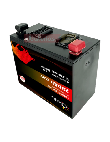 Batería Litio 12v 280Ah Bluetooth 4.0 Autocaravana