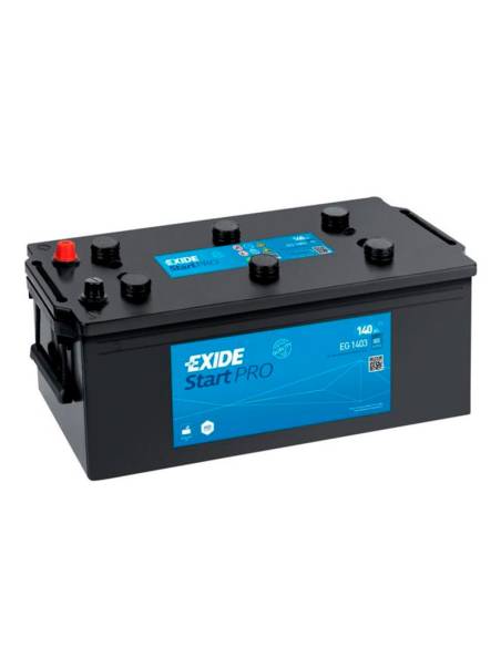 Batería Exide 12V 140Ah 1200A EG1403
