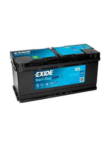 Batería Exide AGM 12V 105Ah EK1050