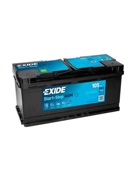 Batería Exide AGM 12V 105Ah EK1050