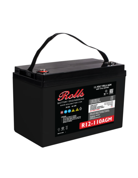 Batería Rolls 12v 110ah R12-110AGM Cíclica Grp 31