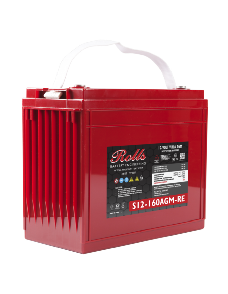 Rolls S12-160AGM Batería Deep Cycle - Dbaterias.com