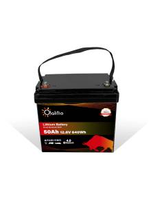 Bateria Olalitio 50 Ah LiFePO4 | Energia para Autocaravanas e Barcos