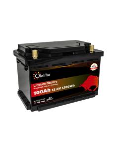 Bateria Olalitio 100 Ah LiFePO4 | Energia para Autocaravanas e Barcos