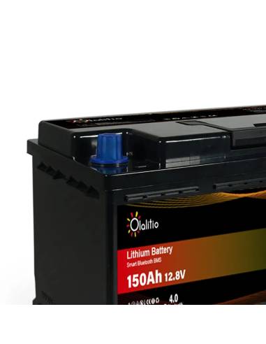 Batería Olalitio 150 Ah LiFePO4 | Energía para Autocaravanas y Barcos