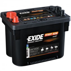 Batería Exide Start AGM EM1000 12V 50Ah | Los más Baratos
