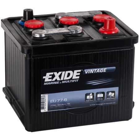 Batería Exide Vintage EU776 6V 77Ah ••ᐅ【DBaterías.com】